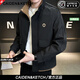 CAIDEN KETCH品牌男裝高端夾克男士秋冬季2025新款時(shí)尚休閑加棉加厚立領(lǐng)外套男 高檔黑色 【現貨速達】 M （建議90-115斤）