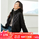 梵希蔓黑色棉服女棉襖2024新款秋冬加厚保暖菱格立領短款棉衣外套 M3613 黑色 XL
