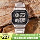 卡西歐手表 復(fù)古小方塊 運(yùn)動(dòng)學(xué)生表 多功能持久電力防水男表520禮物   AE-1200WHD-1A店長(zhǎng)推薦