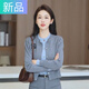 妃奧絨輕奢假兩件針織衫女秋冬2025新款時(shí)尚洋氣顯瘦百搭可外穿毛衣外套 灰色 L 【推薦105-115斤】
