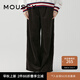 moussy 新品燈芯絨軟糯闊腿休閑褲女028GAZ30-6300 060棕色 M