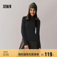 森馬（Semir）[商場(chǎng)同款]毛衣女緊身羊毛衫2024冬半高領(lǐng)打底衫顯瘦101724107003
