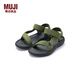 無印良品 MUJI 男女通用 布帶涼鞋（男士/女士）男式女式 無性別 EKB11A4S 卡其綠 260mm  /L/42碼(3.0)