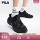 斐樂（FILA）官方掠奪者2女鞋男鞋情侶跑步鞋季老爹鞋時尚復古運動鞋 黑/鍛鐵-BF【男款】 42.5