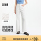 森馬（Semir）森柔牛仔牛仔褲女涼感闊腿褲25夏顯腿長褲子109325124006