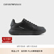 EMPORIO ARMANI/阿瑪尼官方旗艦新款男鞋小白鞋運(yùn)動(dòng)休閑鞋夏季 K001-黑色 42