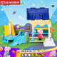 小豬佩奇學(xué)校園生活套裝兒童過(guò)家家收納玩具屋女孩仿真公仔生日禮物