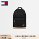 TOMMY JEANS【七夕禮物】Tommy25秋冬男裝校園風(fēng)刺繡大容量書包雙肩包13356 黑色BDS 均碼