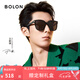BOLON暴龍眼鏡王鶴棣同款墨鏡男黑超方框太陽(yáng)鏡七夕禮物送男女友BL3111 C10-灰色/亮黑偏光