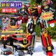 炫卡斗士3玩具炫卡斗士第三季玩具汽車(chē)變形機器人機甲重軌巨神 【銀翼騎士】3種形態(tài)+NFC卡牌變形