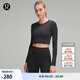 lululemon丨Ebb to Street 女士運(yùn)動(dòng)長(zhǎng)袖 T 恤 LW3DZNS 黑色 S /6