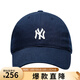 美職棒（MLB）旗艦官方男女帽子春夏軟頂運動棒球帽休閑遮陽帽鴨舌帽七夕節(jié)禮物 紐約洋基隊/藏青色/77 均碼 F