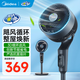 美的（Midea）空氣循環(huán)扇 直流變頻電風(fēng)扇 家用風(fēng)扇 立式落地扇 搖頭扇 遙控定時(shí)換氣扇除菌凈化輕音節能電扇 【智能聲控+抑菌扇葉】一級能效循環(huán)扇GDI24FD