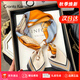 CRANTA KOMEIA真絲絲巾2025新款桑蠶絲小方巾圍巾圍脖媽媽生日禮物送女友老婆 橫戈盤馬 高級(jí)感ck風(fēng)送女朋友愛人實(shí)用高檔