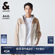 杰克·瓊斯（JACK&JONES）男裝春新款直筒Teflon面料防水背后反光字母外套男士224121061 C42 巖灰色 常規(guī) C42 巖灰色 L 180