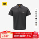 CAT卡特25夏季新品男士反光印花基礎LOGO設計翻領(lǐng)POLO衫短袖T恤