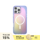 PopSockets【iPhone經(jīng)典透殼】泡泡騷磁吸氣囊支架防摔手機(jī)殼適用蘋果iPhone16ProMax磁吸手機(jī)殼珍珠粉彩虹海 日出紫 iPhone 16 Pro Max