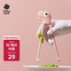 babycare兒童筷子寶寶硅膠訓(xùn)練筷嬰幼兒餐具專用筷 恐龍練習(xí)筷維爾粉