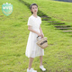 WVD國際品牌女童裙子夏裝2025新款中大童白色氣質(zhì)公主裙兒童夏天感連衣裙 白色現貨升級面料 白色現貨升級 130 碼建議身高120-CM