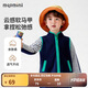 MQDMINI童裝男童馬甲秋冬兒童搖粒絨馬甲防著涼內(nèi)搭外穿百搭嬰幼馬甲