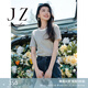 玖姿·安娜蔻閃耀小香風(fēng)肌理感亮絲提花釘珠寬松T恤女夏款 經(jīng)典白-第二批-KWFX83238 M