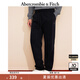 ABERCROMBIE & FITCH男裝25春夏經典小麋鹿毛圈布美式松緊腰運動衛(wèi)褲長褲KI134-5030 黑色 S (175/76A)偏大偏長,建議小一碼