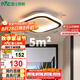 雷士（NVC）LED過道走廊天花燈簡約12瓦高亮暖光孔距90-120mm 包安裝