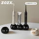 ZOZX日本可愛牙刷置物架牙刷筒衛(wèi)生間洗漱臺(tái)面陶瓷置物架底座收納擺件 白色-單孔
