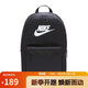 耐克NIKE雙肩包中性電腦包旅行HERITAGE休閑包書包 DC4244-010黑中