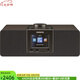 山進（SANGEAN） WFR-32 收音機藍牙Wi-Fi連接數(shù)字木柜收音機高品質(zhì)揚聲器雙鬧鐘復(fù)古造型