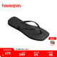 havaianas哈唯納Square方頭女士海邊沙灘人字拖時(shí)尚外穿海灘拖鞋 0090-火耀黑 39 39/40巴西碼