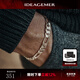 IDEAGEMER925銀費加羅鏈手鏈男士輕奢簡約高級感痞帥個性百潮流男生手飾 費加羅手鏈【19CM】