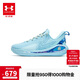安德瑪（Under Armour）【庫(kù)里12】?jī)和湍ネ笟饣@球鞋男女童耐磨籃球鞋3028501 藍(lán)色 38