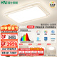 雷士（NVC）燈具全光譜吸頂燈客廳大燈聲控LED北歐奶油風(fēng)護(hù)眼白悠然包安裝
