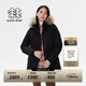 KOLON SPORT/可隆防水羽絨服 女子戶(hù)外運動(dòng)保暖透濕中量鵝絨服 LKDJ4WTT84-BK 黑色 M