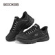 斯凱奇（Skechers）閃穿鞋銀翼鞋|2025秋季新品男鞋一腳蹬休閑老爹鞋輕質(zhì)耐磨233155 全黑色/BBK 43