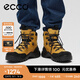 愛步（ECCO）登山鞋男 戶外運(yùn)動鞋徒步高幫鞋抓地耐磨 越野822434 黃色82243458277 41