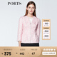PORTS寶姿  新品商場同款女裝簡約蝴蝶結(jié)全開襟夾克外套SN8J013HFQ064 白色 S (4)