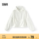 森馬（Semir）外套女碎花肌理森系少女感2025夏季oversize連帽夾克109325108005