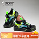 SNOOPY史努比童鞋男童涼鞋中大童男孩夏季露趾運(yùn)動(dòng)沙灘涼鞋4940黑綠37