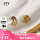 Jay 2025新款蚊香盤(pán)無(wú)耳洞耳夾女夾耳式耳飾七夕情人節禮物送女友