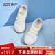 卓詩(shī)尼透氣德訓(xùn)鞋女夏2025新款網(wǎng)面百搭厚底增高運(yùn)動(dòng)休閑鞋薄款 米白 38