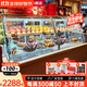 索歌全景蛋糕展示柜商用風(fēng)冷冰箱前開(kāi)門(mén)烘焙咖啡店面包西點(diǎn)慕斯柜甜品冷藏展示柜滑蓋三明治柜 支持定制【尺寸/款式/配置】 900*800*1350mm