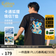 卡賓男裝 精致繡花T恤2025夏季新款生動(dòng)有趣色彩豐富 煤黑色01 L /175/50