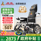 鳳凰700瓦20A鉛酸高靠背電動(dòng)輪椅老年人殘疾家用可折疊輕便EVR305