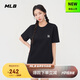 MLB短袖T恤男女時(shí)尚夏季休閑經(jīng)典純色圓領(lǐng)25新款3ATSB0153-50BKS-L