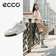 愛(ài)步（ECCO）七夕禮物 休閑鞋女 2025新款百搭平底鞋板鞋德訓(xùn)鞋 街頭272833 灰白色/白色27283350153 38