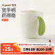 世喜敞口杯喝水喝奶 兒童漱口杯子寶寶刷牙杯 一杯三用