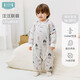 ibaby寶寶睡袋嬰幼兒秋冬桑蠶絲睡袋分腿式兒童睡衣暖冬汪汪聯(lián)萌100