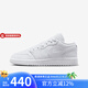 耐克男女童鞋AIR JORDAN 1 AJ1純白低幫板鞋籃球鞋 553560-136 38